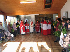 Palmsonntag in Heilig Kreuz